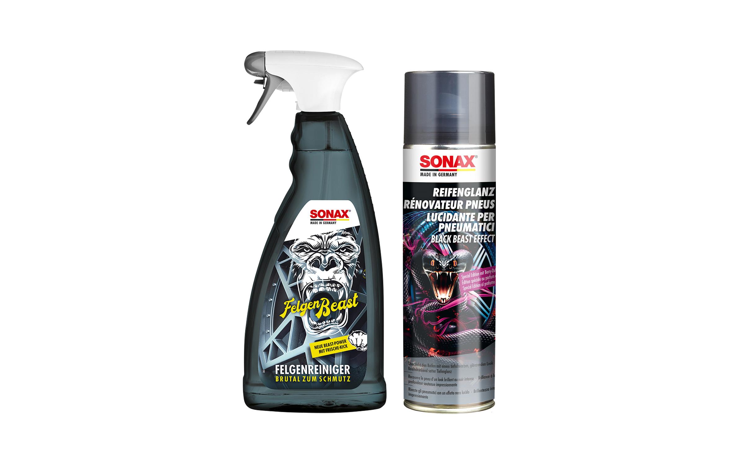Sonax BEAST SET Felgenreiniger + Reifenglanz Spray Sonax BEAST SET Felgenreiniger + Reifenglanz Spray