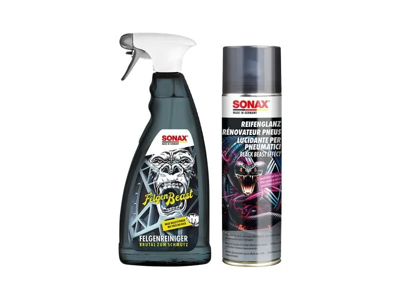 Sonax BEAST SET Felgenreiniger + Reifenglanz Spray Sonax BEAST SET Felgenreiniger + Reifenglanz Spray