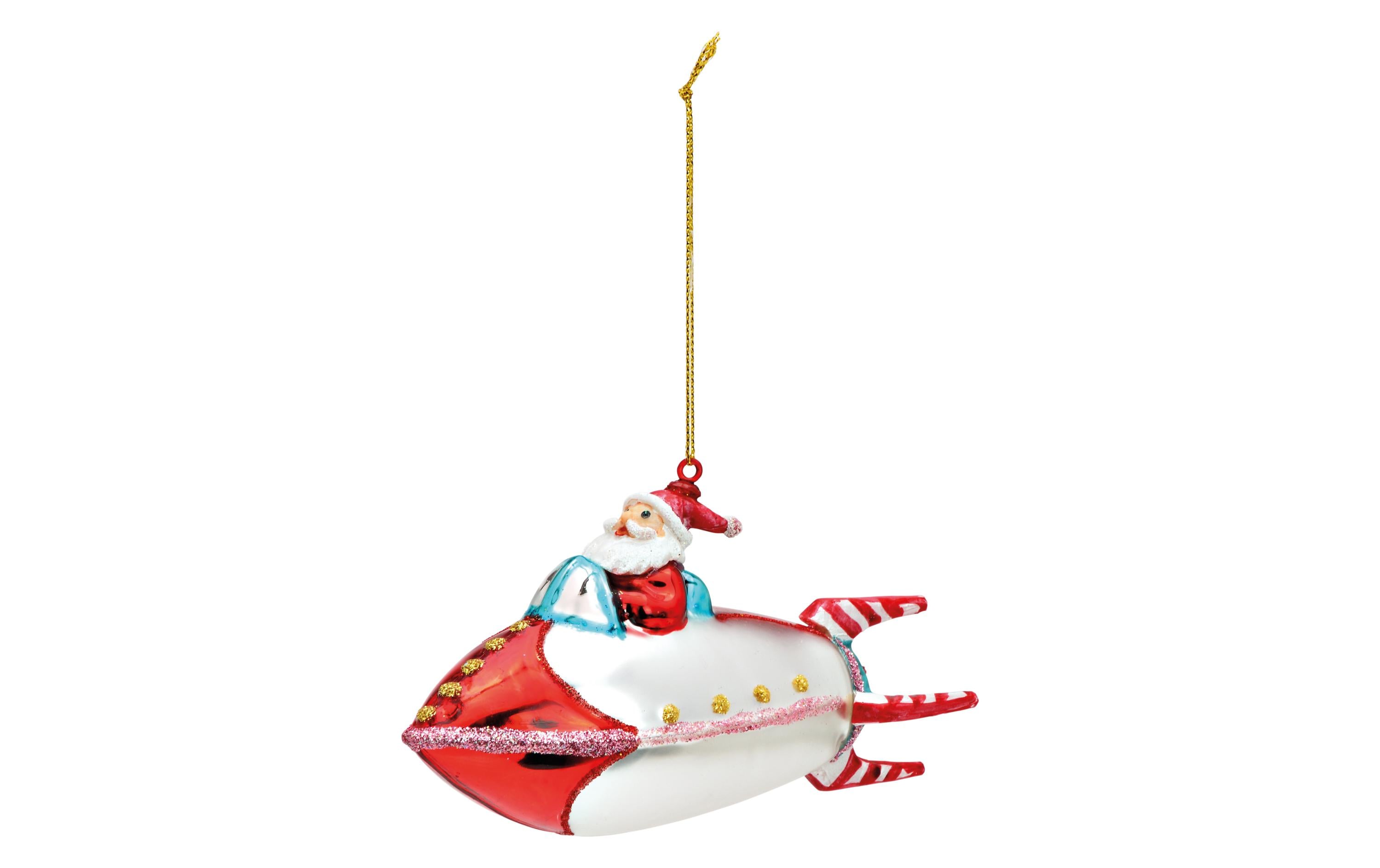 G. Wurm Weihnachtskugel Nikolaus 14 x 8 x 5 cm, Mehrfarbig