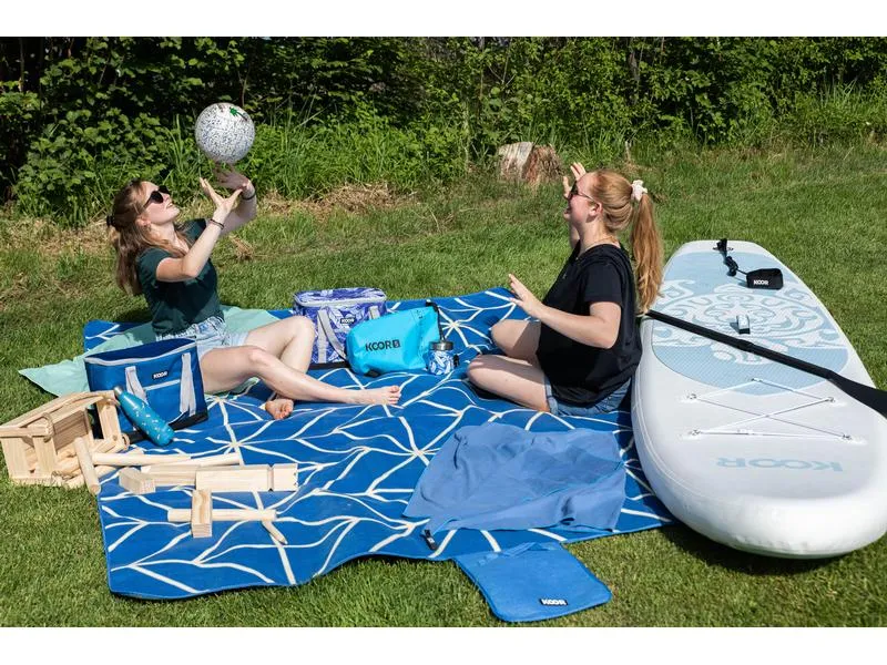 KOOR Picknickdecke Onda-Blu 200 x 250 cm KOOR Picknickdecke Onda-Blu 200 x 250 cm