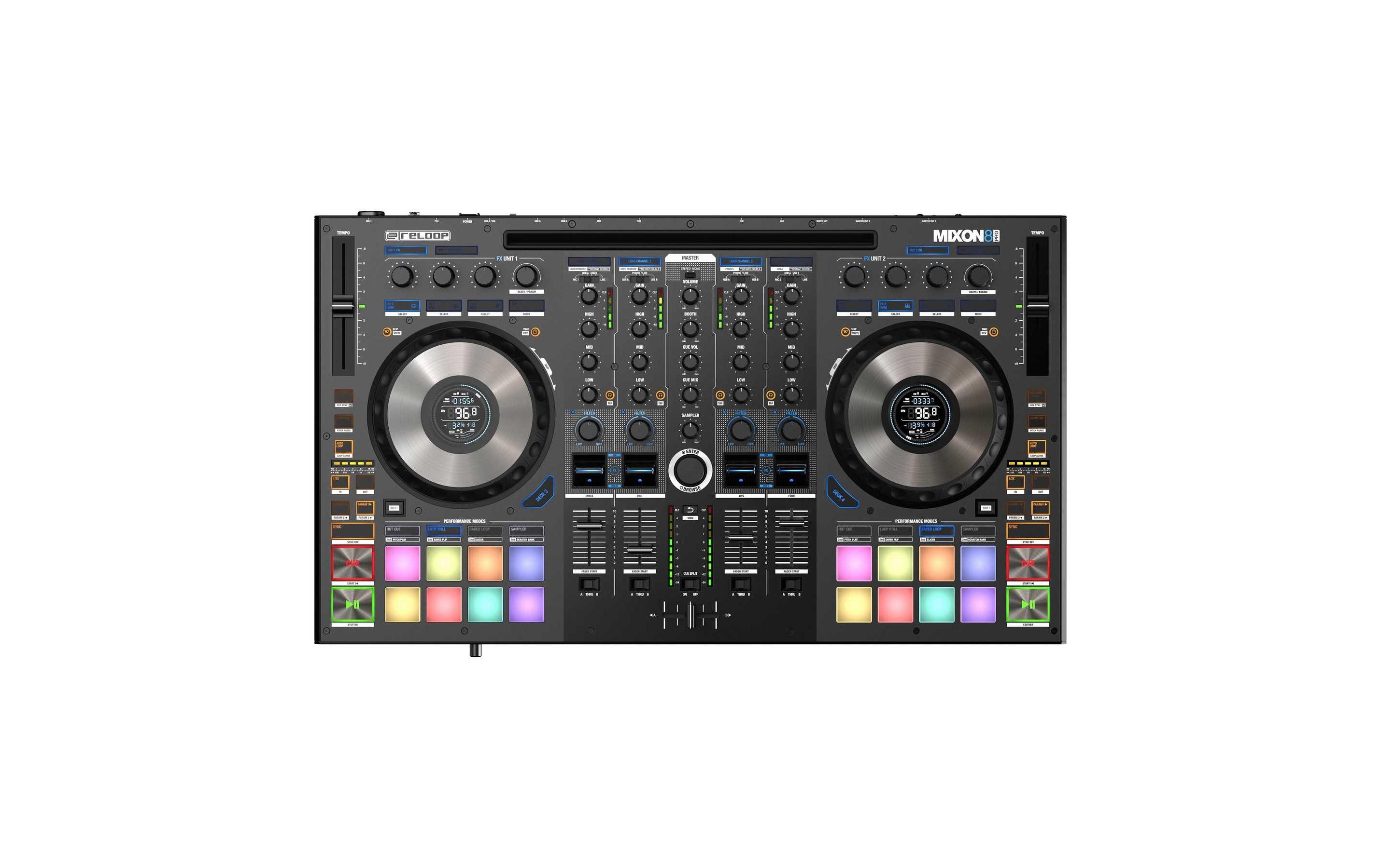 Reloop DJ-Controller Mixon 8 Pro Reloop DJ-Controller Mixon 8 Pro