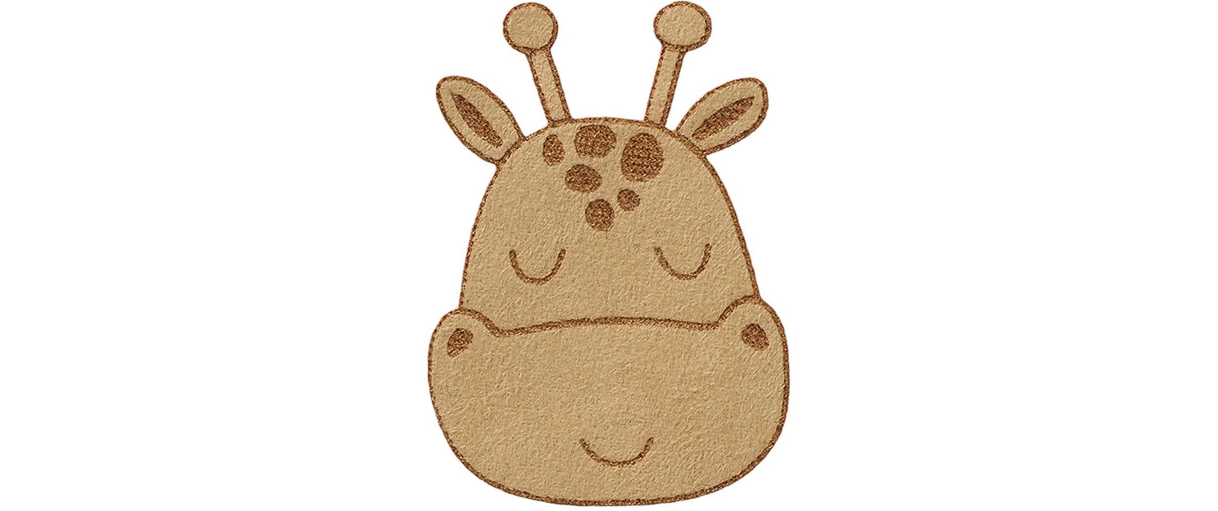 Mono-Quick Aufbügelbild Giraffenkopf 1 Stück Mono-Quick Aufbügelbild Giraffenkopf 1 Stück