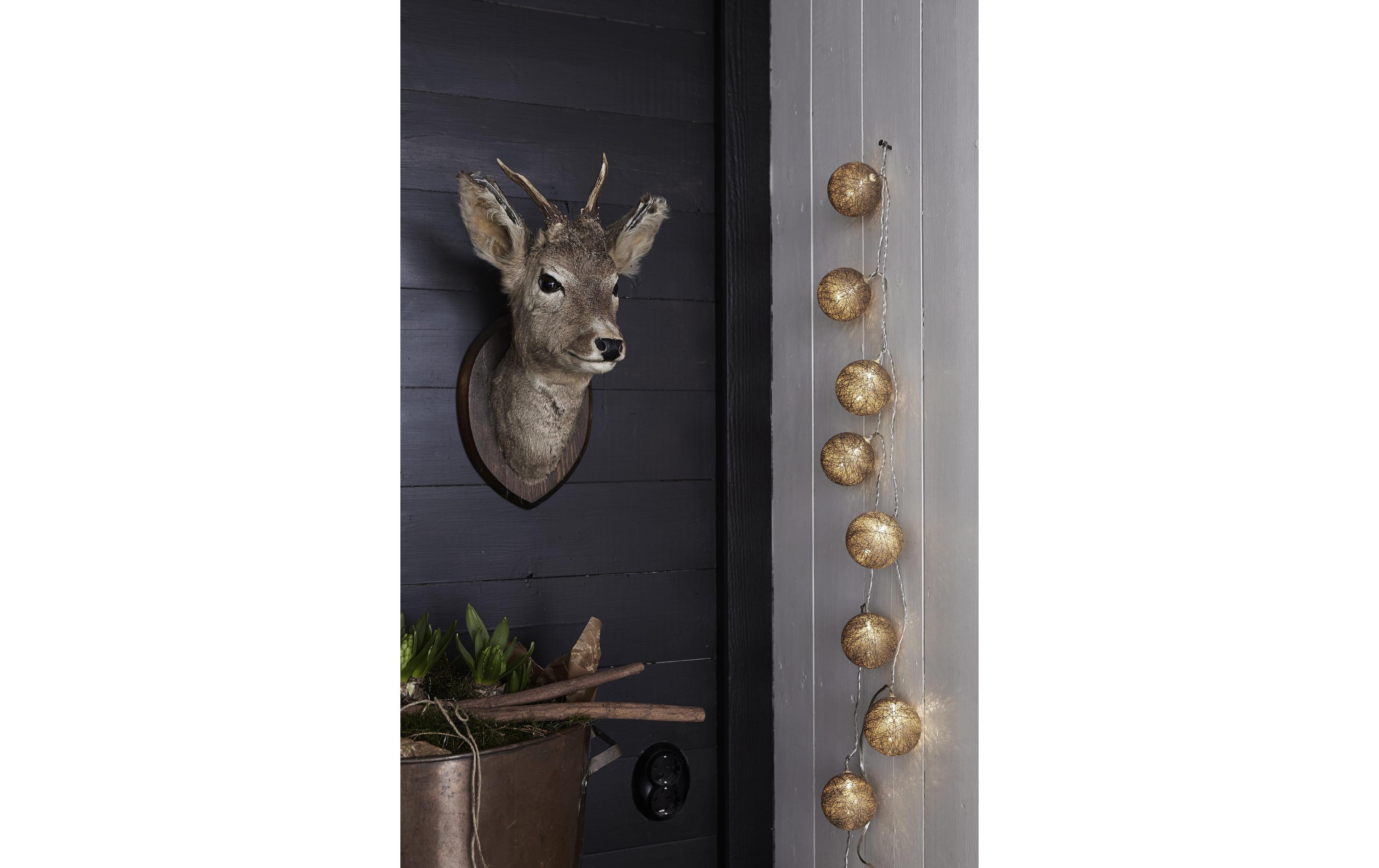 Markslöjd Lichterkette TWIX 10 LEDs Natur Jute