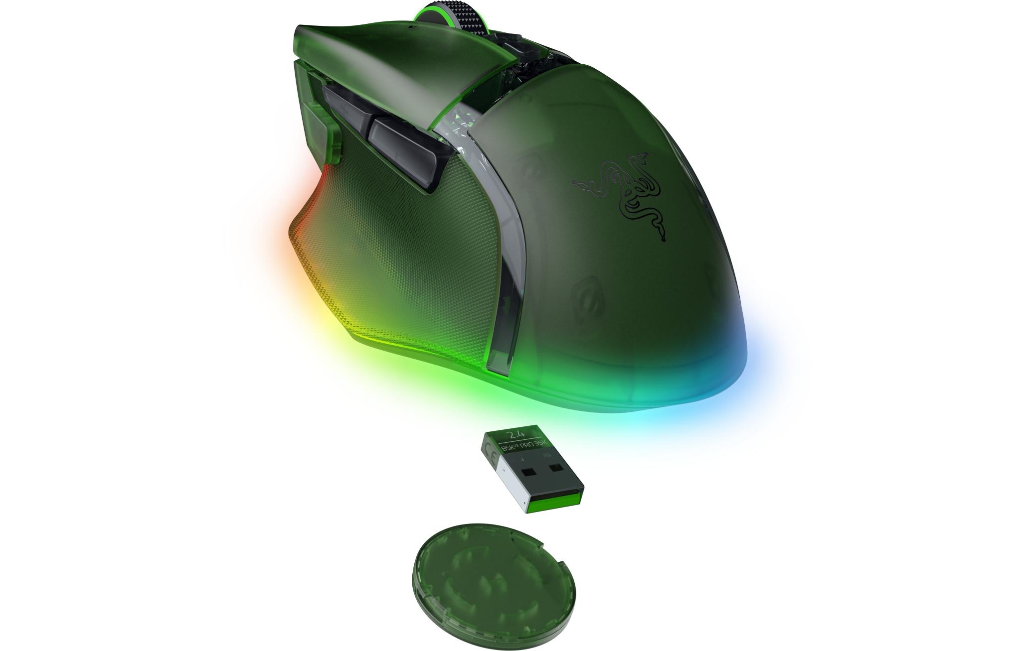 Razer Gaming-Maus Basilisk V3 Pro 35K – Phantom Green Edition