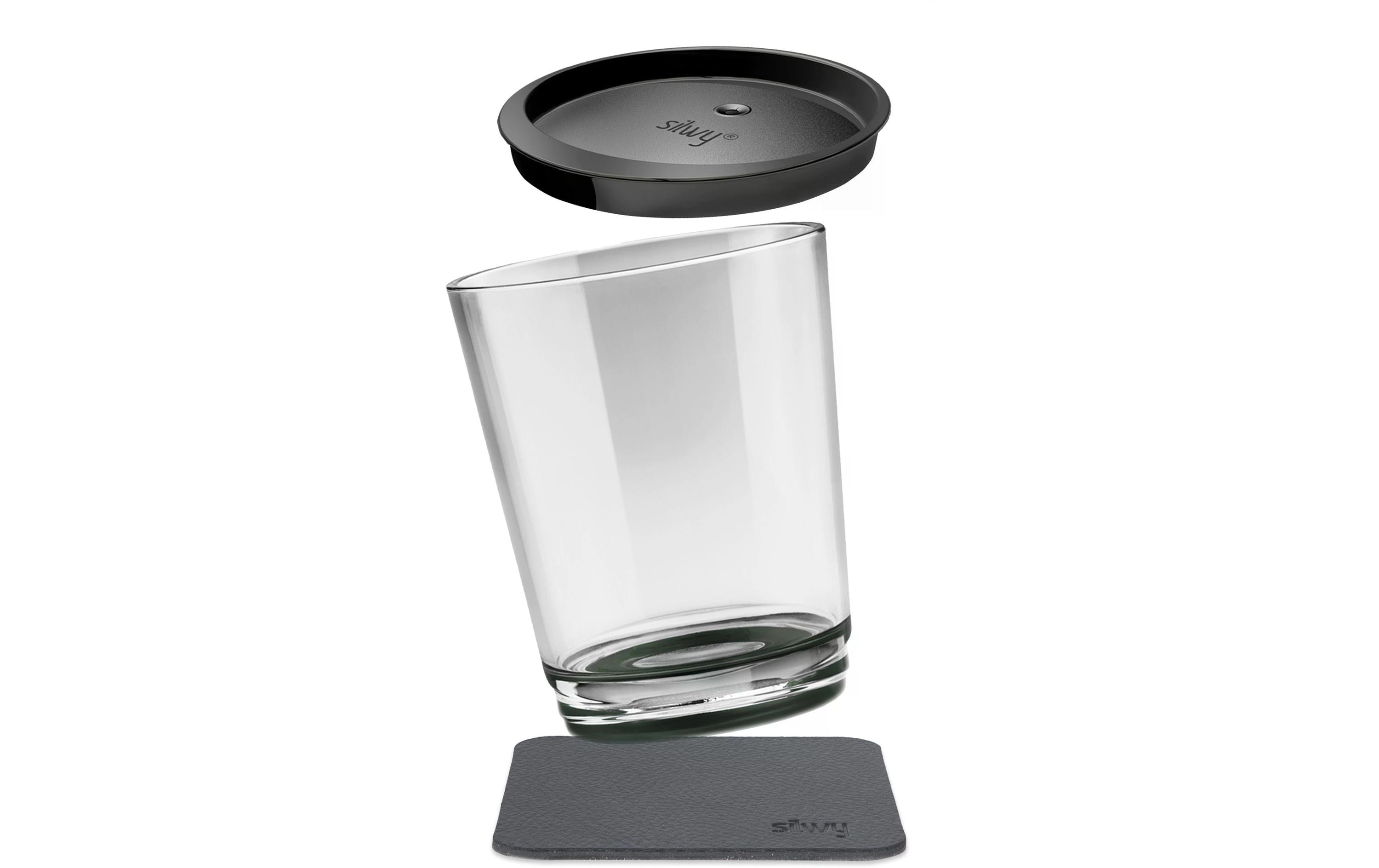 Silwy Magnet-Kunststoff-Trinkbecher Triple Grau Silwy Magnet-Kunststoff-Trinkbecher Triple Grau