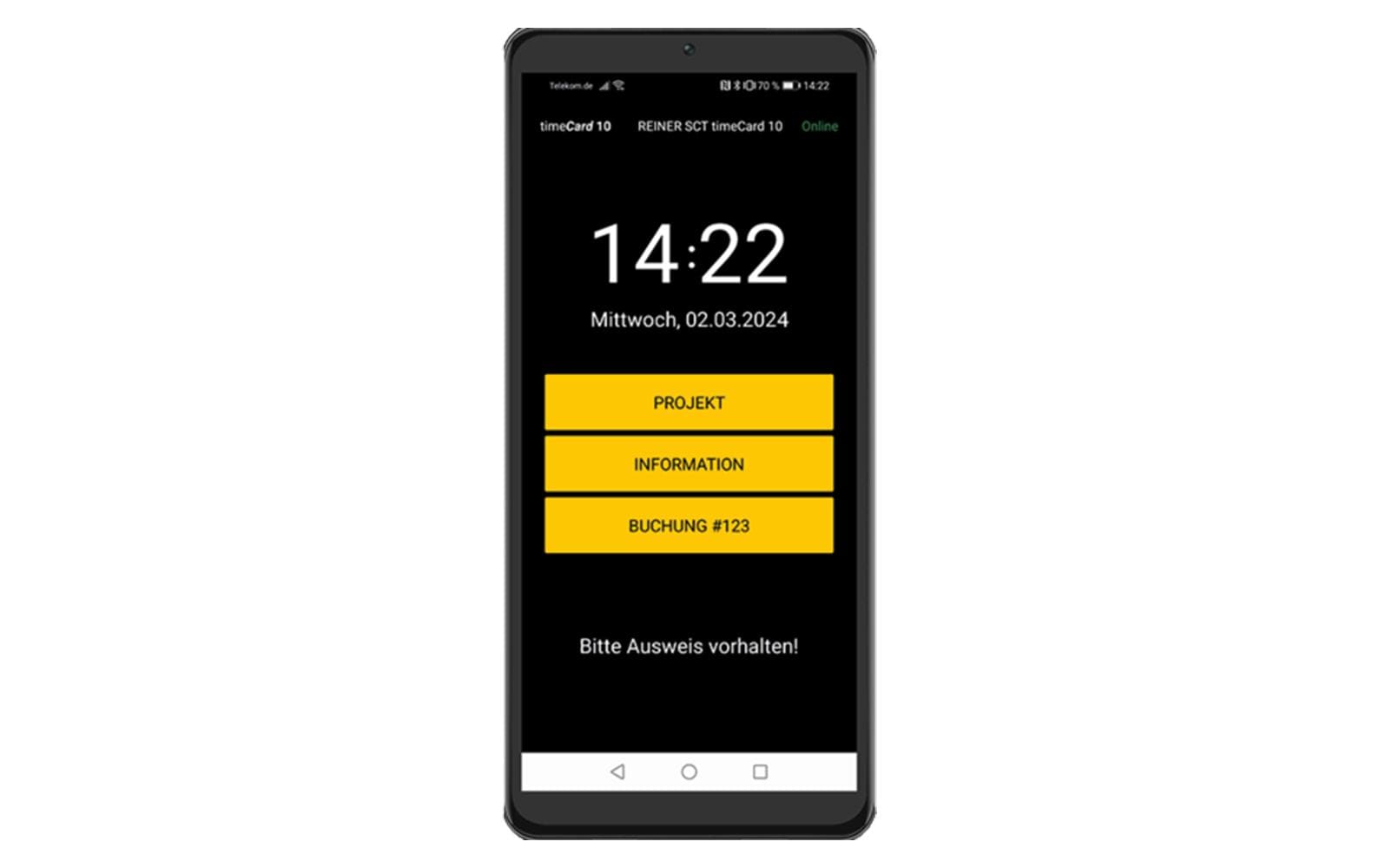 Reiner SCT timeCard Terminal App Jahres-ESD-Lizenz für 1 App