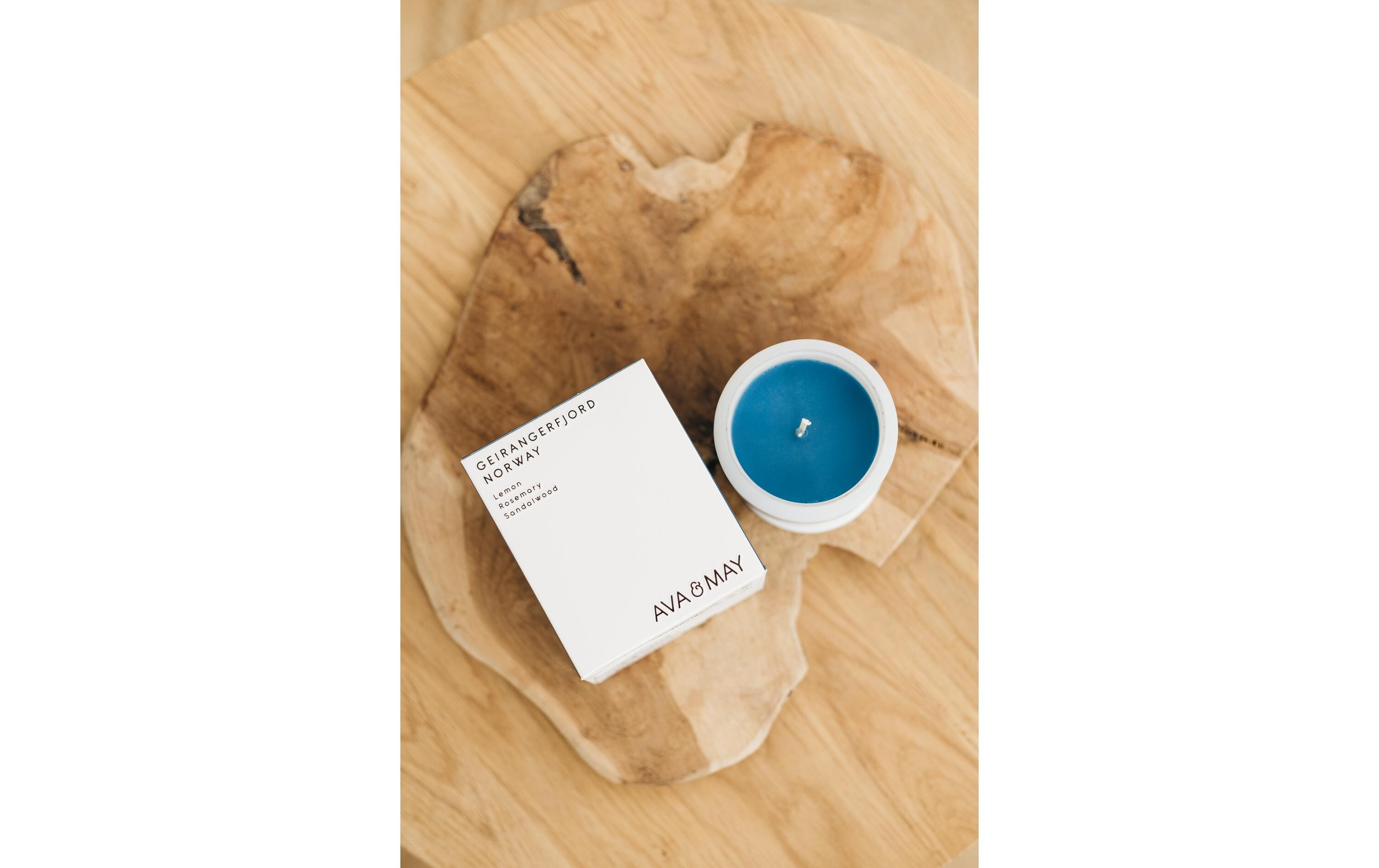 AVA & MAY Geirangerfjord Duftkerze 200 g