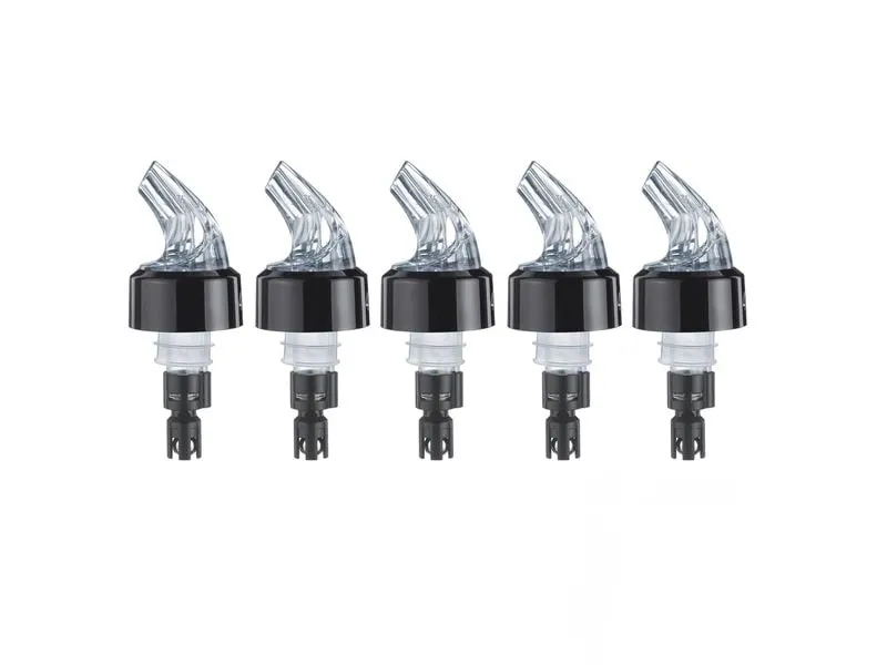 Westmark Spirituosen-Dosierer Posi Pour 5 Stück, Schwarz, 4 cl Westmark Spirituosen-Dosierer Posi Pour 5 Stück, Schwarz, 4 cl