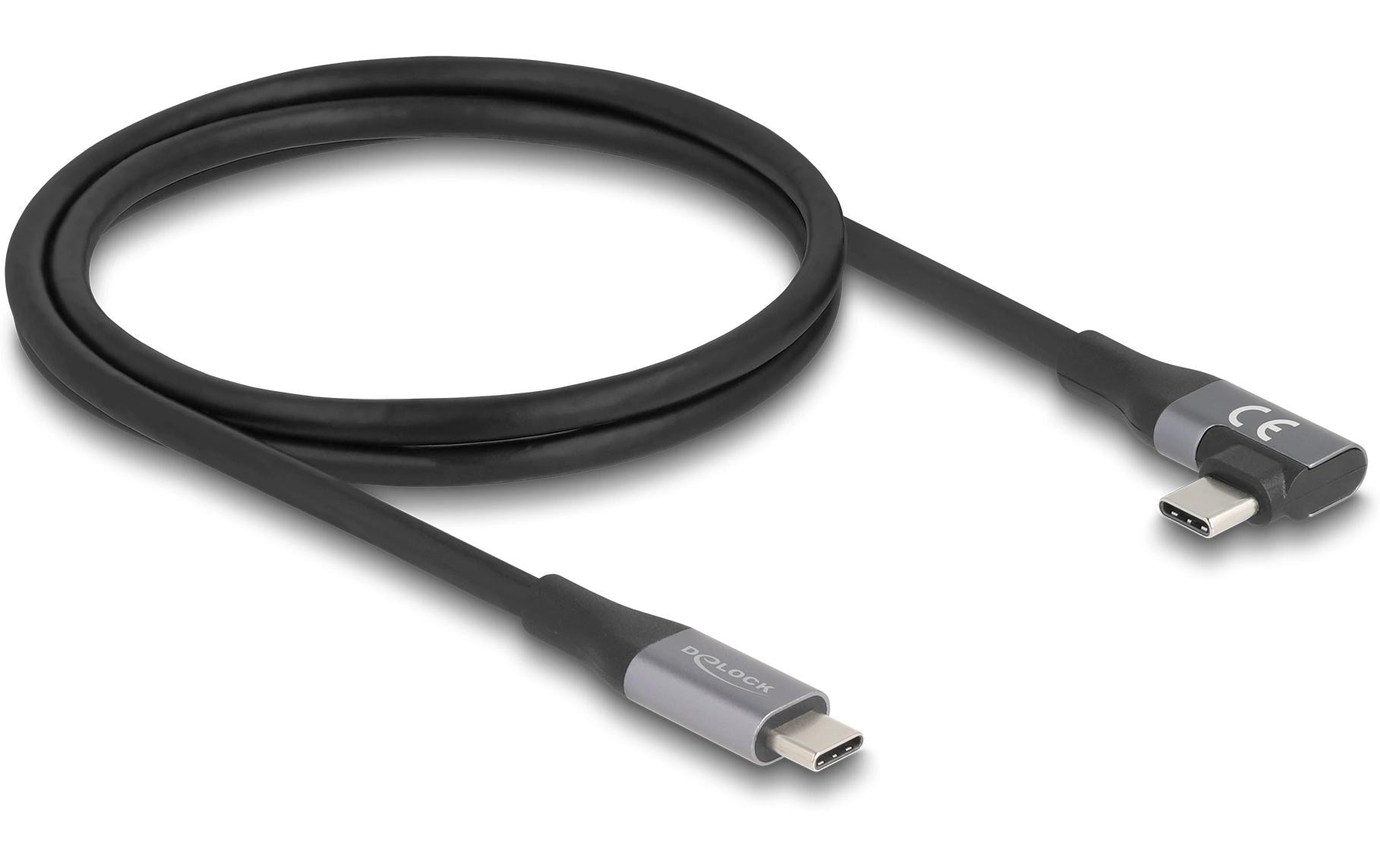 Delock USB4-Kabel 40 Gbps PD 3.1 240 W USB C - USB 1 m