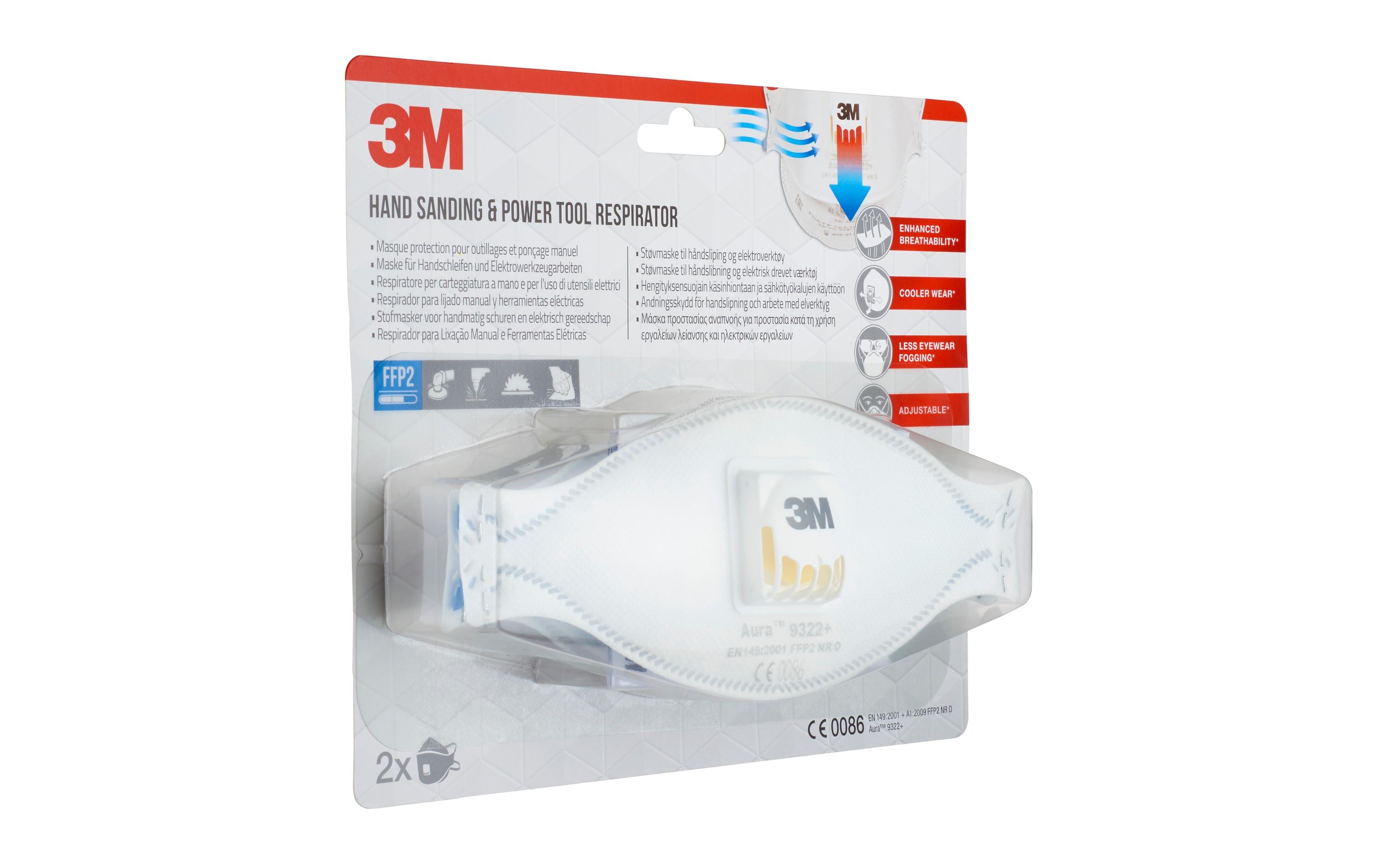 3M Feinstaubmaske 9322+ FFP2