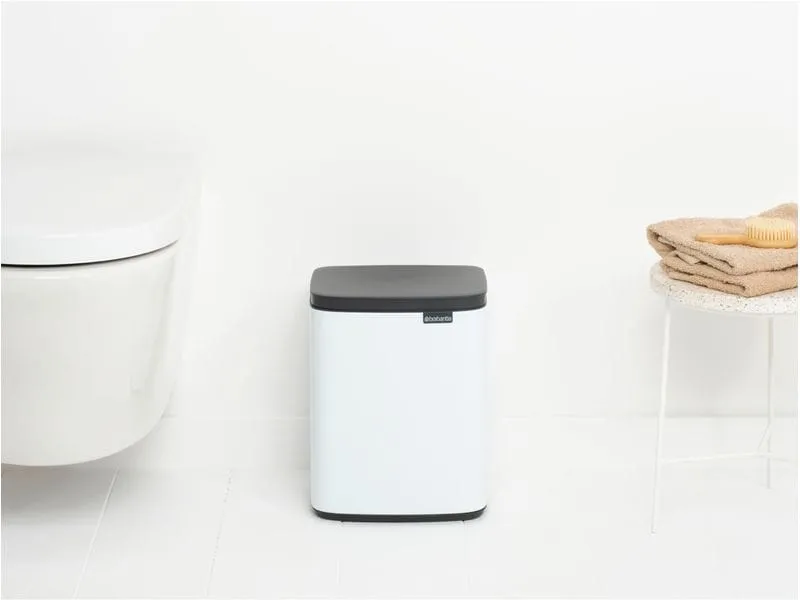 Brabantia Kosmetikeimer Bo Waste Bin 7 l, Weiss