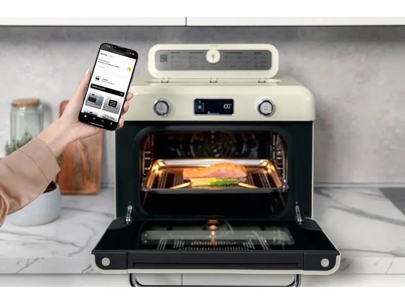 SMEG Backofen COF01CREU 30 l, Cream