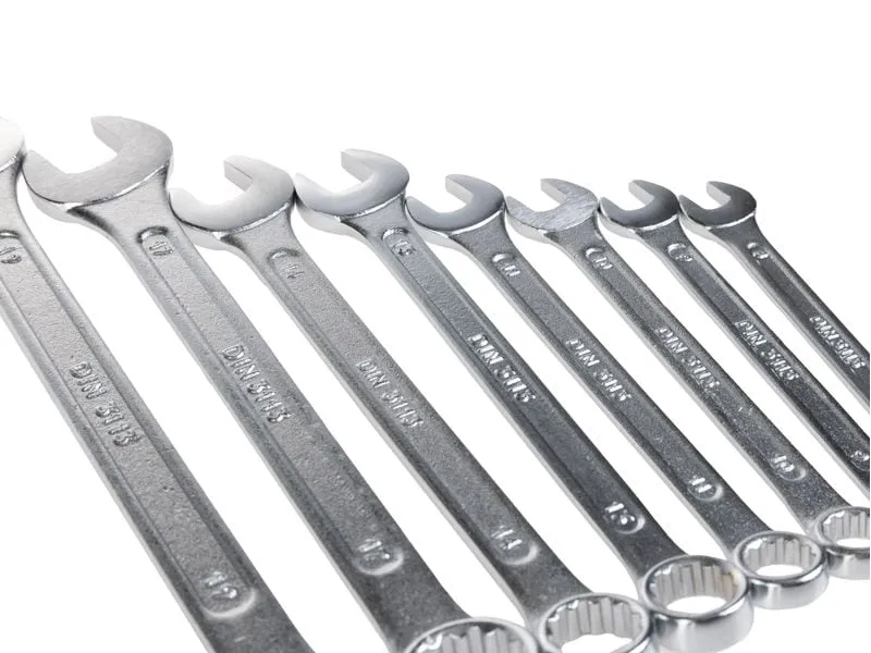 STRUCT Ringgabelschlüssel-Set 8-teilig