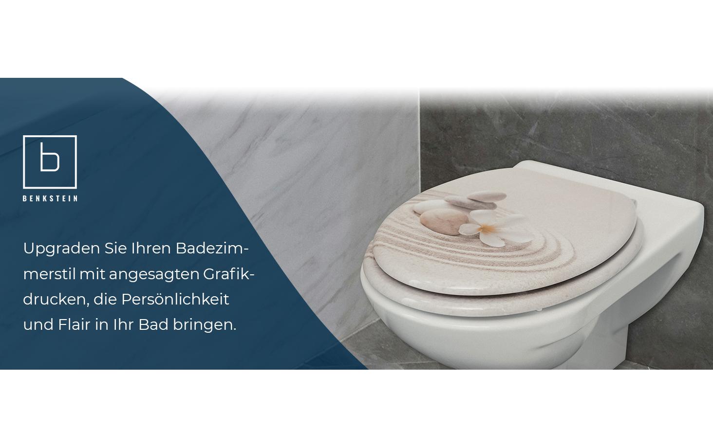 Benkstein Toilettensitz MDF, Beige