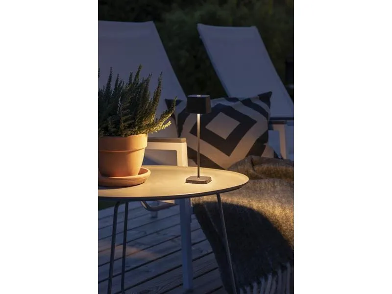 Konstsmide Akku-Tischleuchte Capri Mini USB, 2200-3000K, 2.2 W, Schwarz Konstsmide Akku-Tischleuchte Capri Mini USB, 2200-3000K, 2.2 W, Schwarz