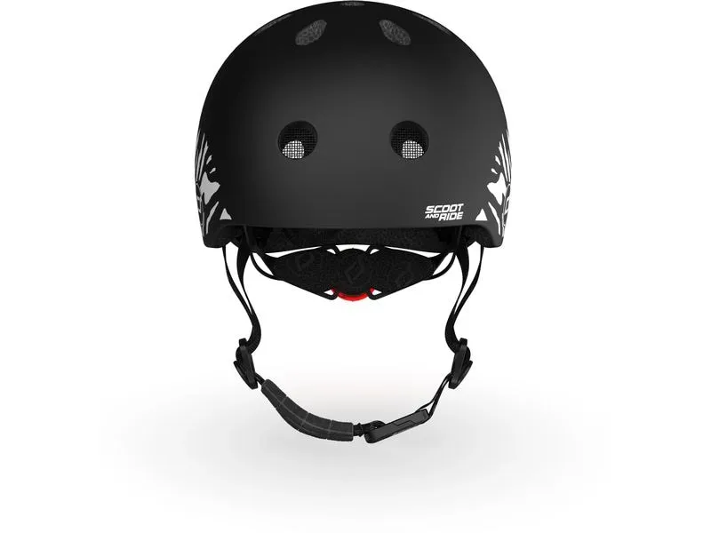 Scoot and Ride Kinderhelm Zebra Schwarz, XXS-S