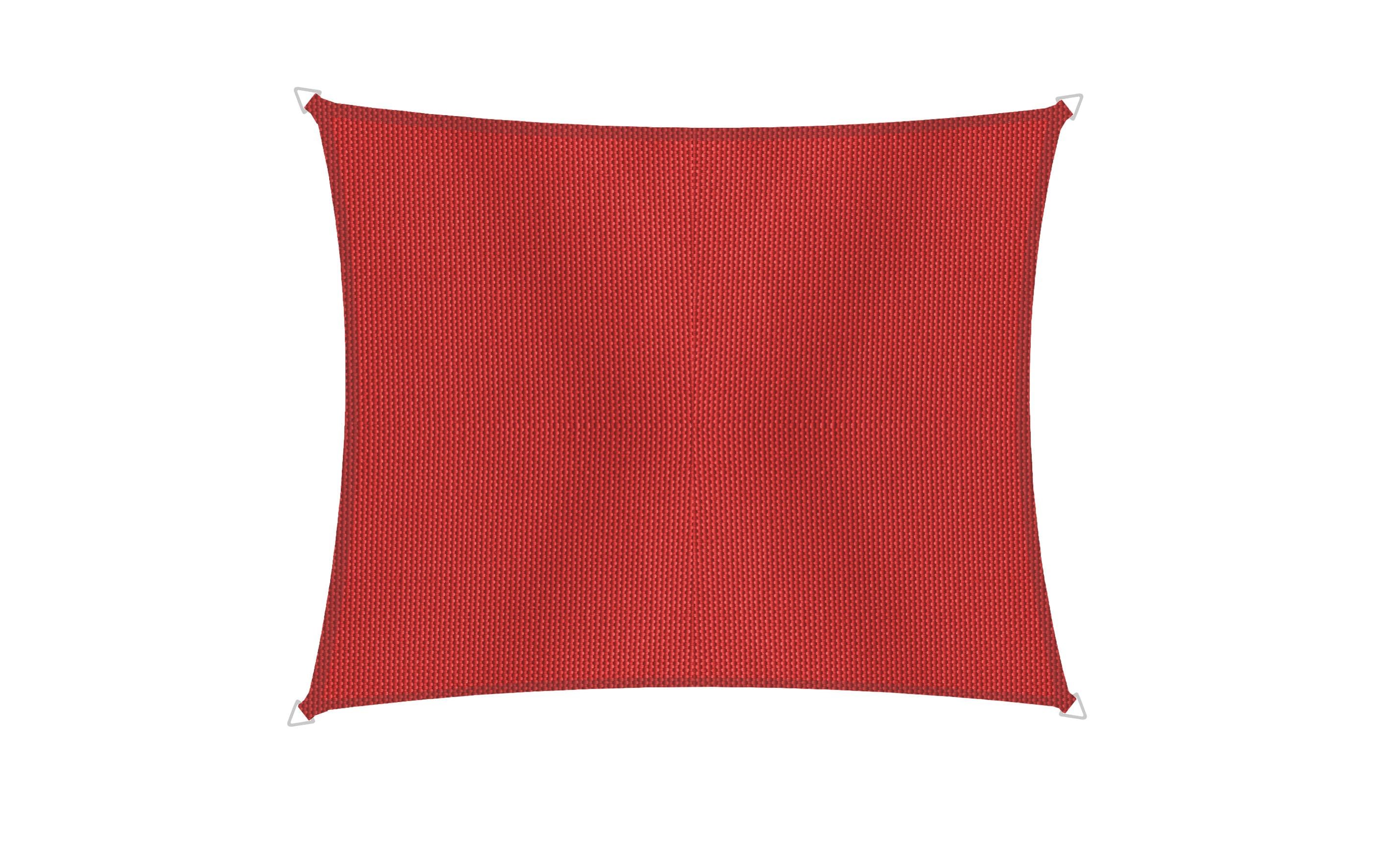 Windhager Sonnensegel Cannes, 2 x 3 m, Eckig, Rot