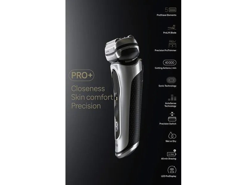 Braun Herrenrasierer Series 9 Pro+ 9567cc mit Reinigungsstation