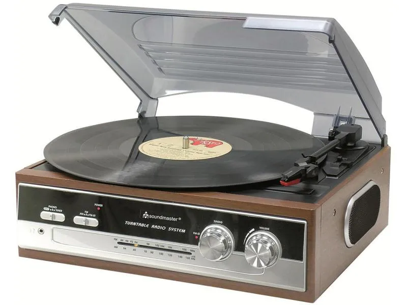 soundmaster Stereoanlage PL186H Braun soundmaster Stereoanlage PL186H Braun