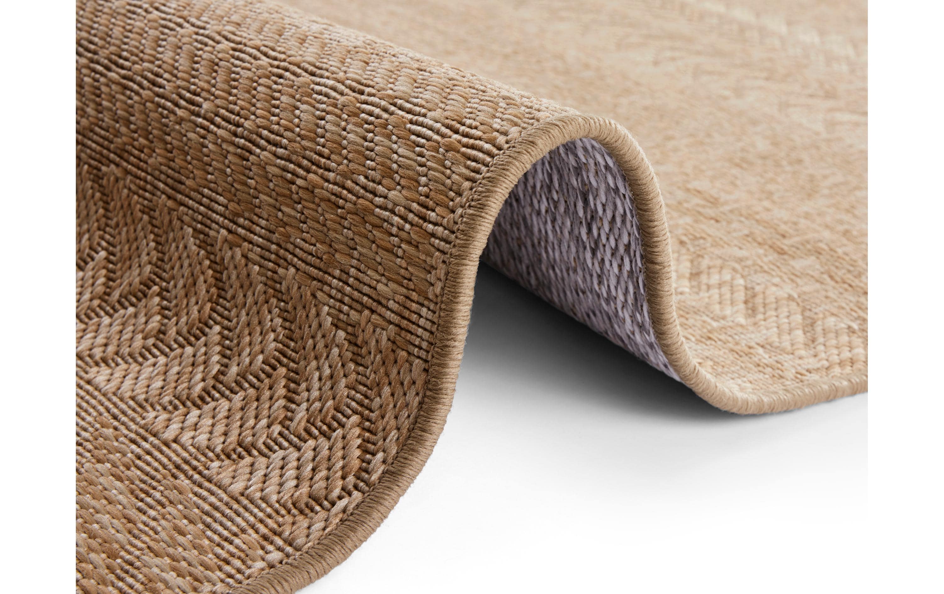 Hanse Home Granado In- & Outdoor Teppich 80 x 150 cm, Braun/Beige