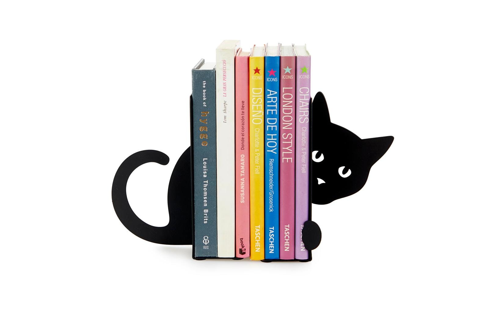 Trendform Buchstütze Katze Schwarz Trendform Buchstütze Katze Schwarz