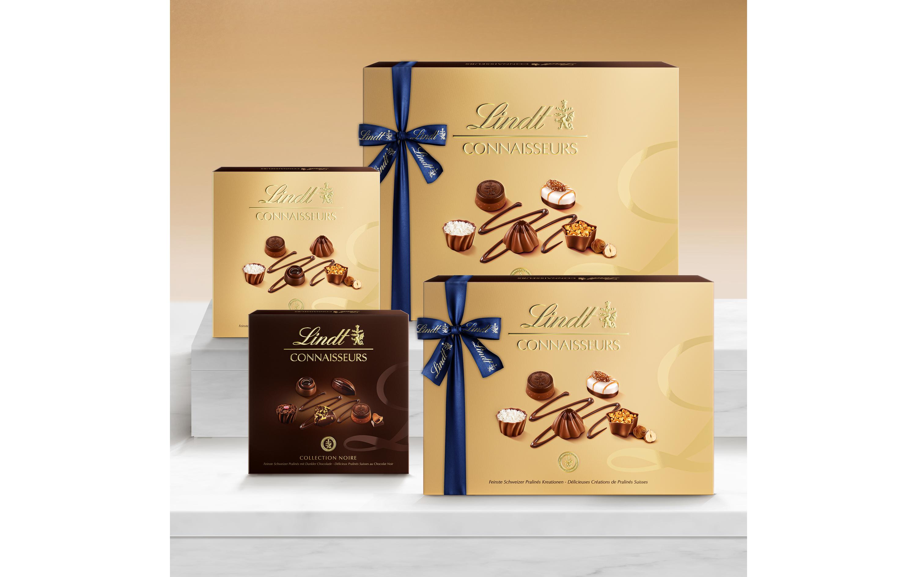Lindt Schokoladen-Pralinen Connaisseurs assortiert 445 g