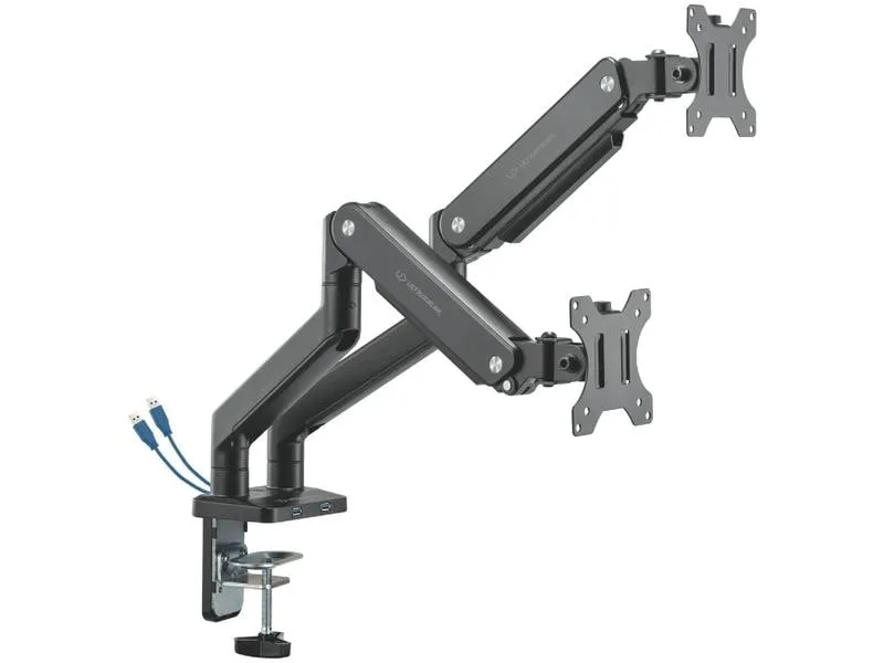 Ultradesk Tischhalterung Branch Double bis 20 kg – Schwarz matt Ultradesk Tischhalterung Branch Double bis 20 kg – Schwarz matt