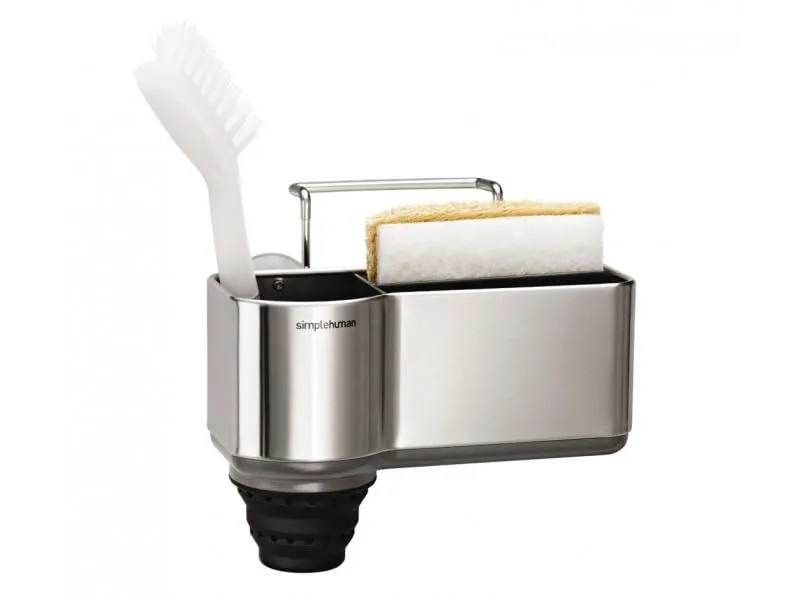 Simplehuman Spültroganhänger Caddy Edelstahl Silber Simplehuman Spültroganhänger Caddy Edelstahl Silber
