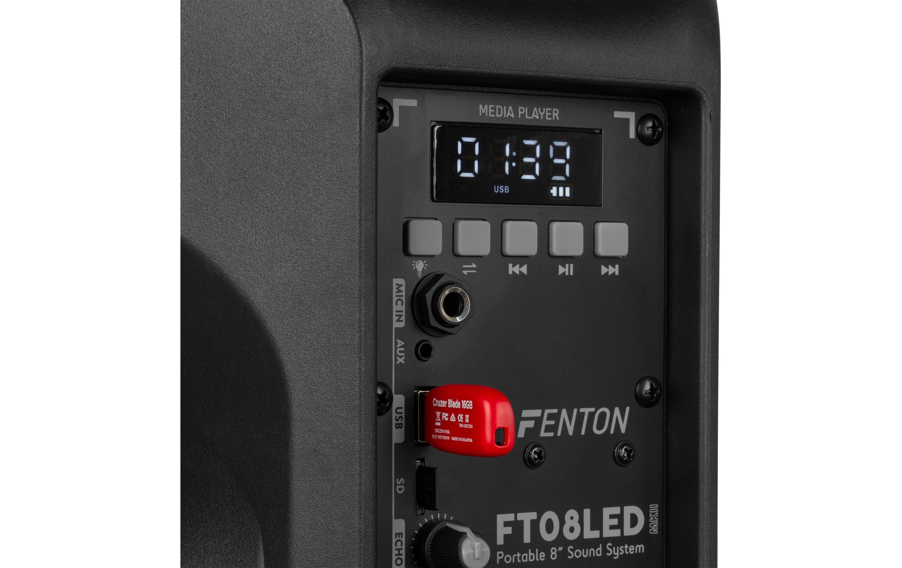 Fenton Lautsprecher FT08 LED MK2