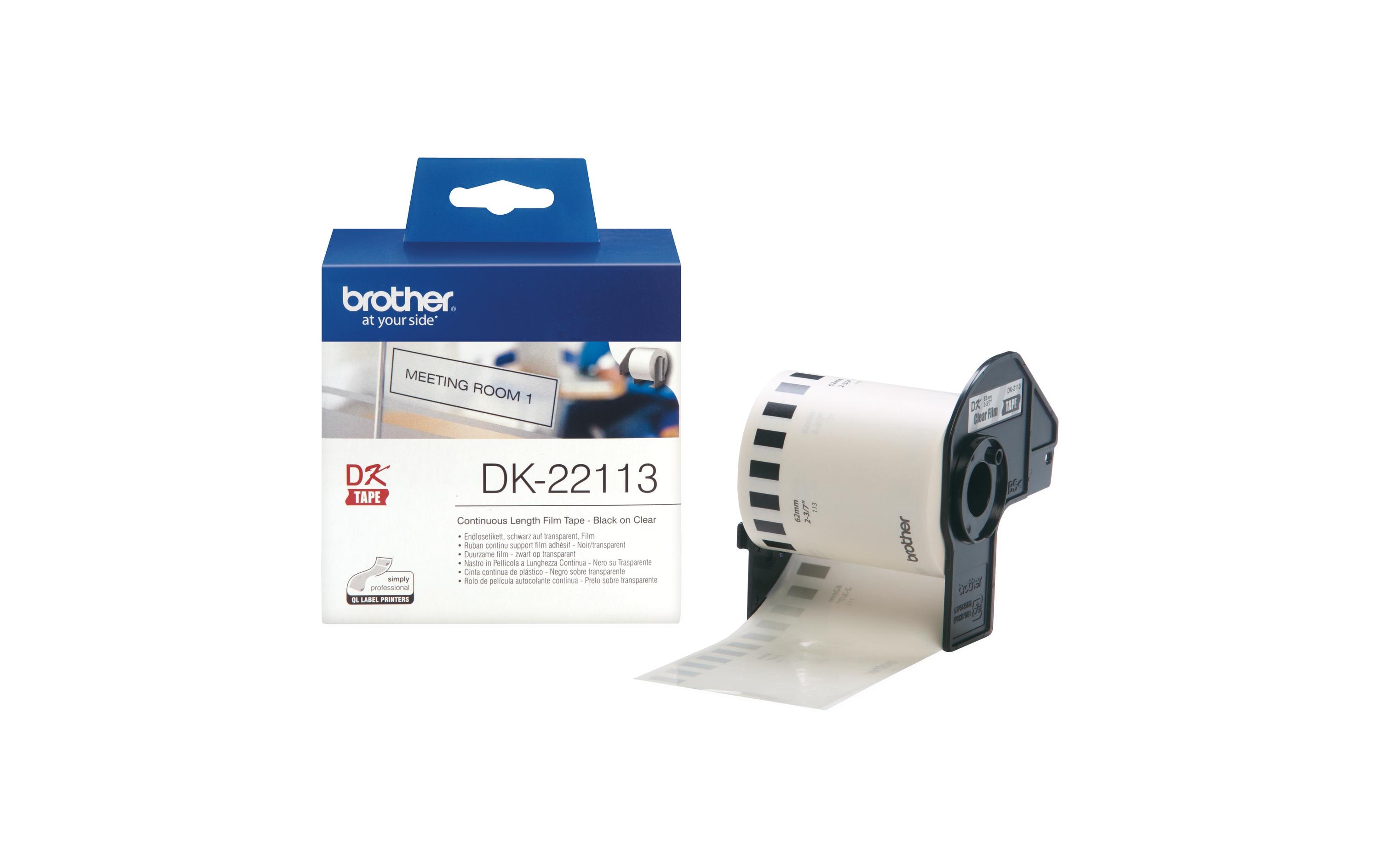 Brother Etikettenrolle DK-22113 Thermo Transfer 62 mm x 15.24 m Brother Etikettenrolle DK-22113 Thermo Transfer 62 mm x 15.24 m