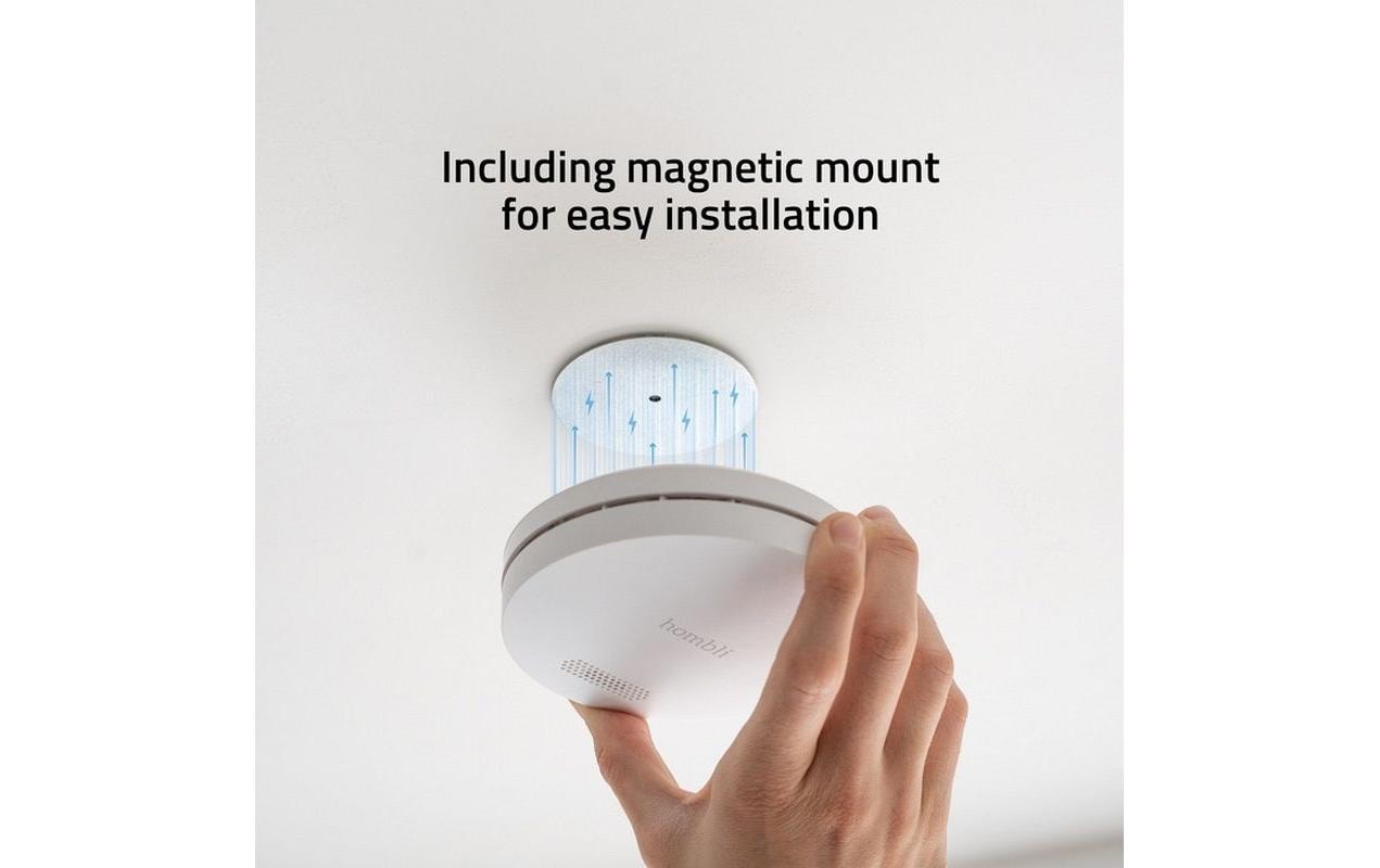hombli Rauchmelder Smart Smoke Detector, 85 dB, Weiss