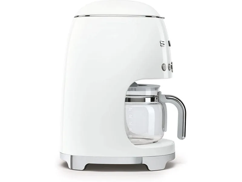 SMEG Filterkaffeemaschine 50's Style DCF02WHEU Weiss
