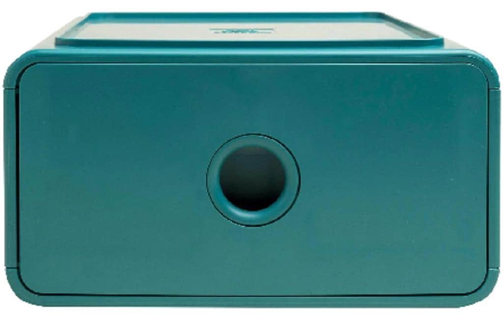 Exacompta Schubladenbox Tiny Box Skandi, 1 Schublade, A5+, Pazifikblau
