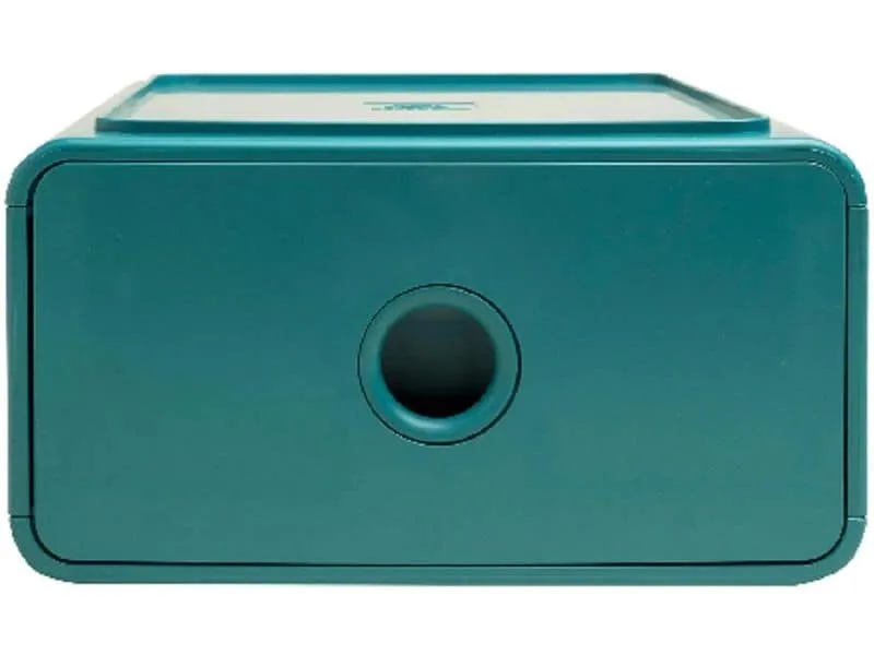 Exacompta Schubladenbox Tiny Box Skandi, 1 Schublade, A5+, Pazifikblau