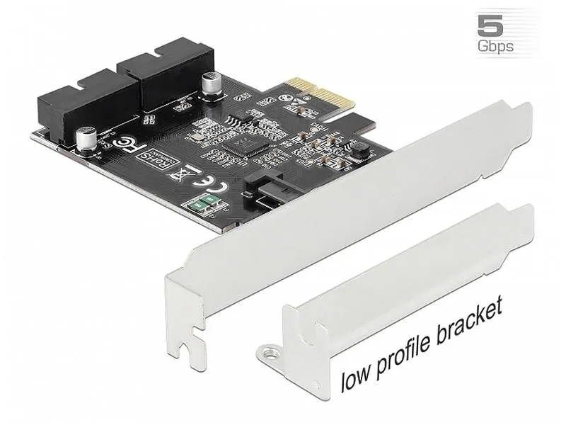 Delock PCI-Express-Karte 2x USB 3.0 intern (Pfostenstecker) Delock PCI-Express-Karte 2x USB 3.0 intern (Pfostenstecker)