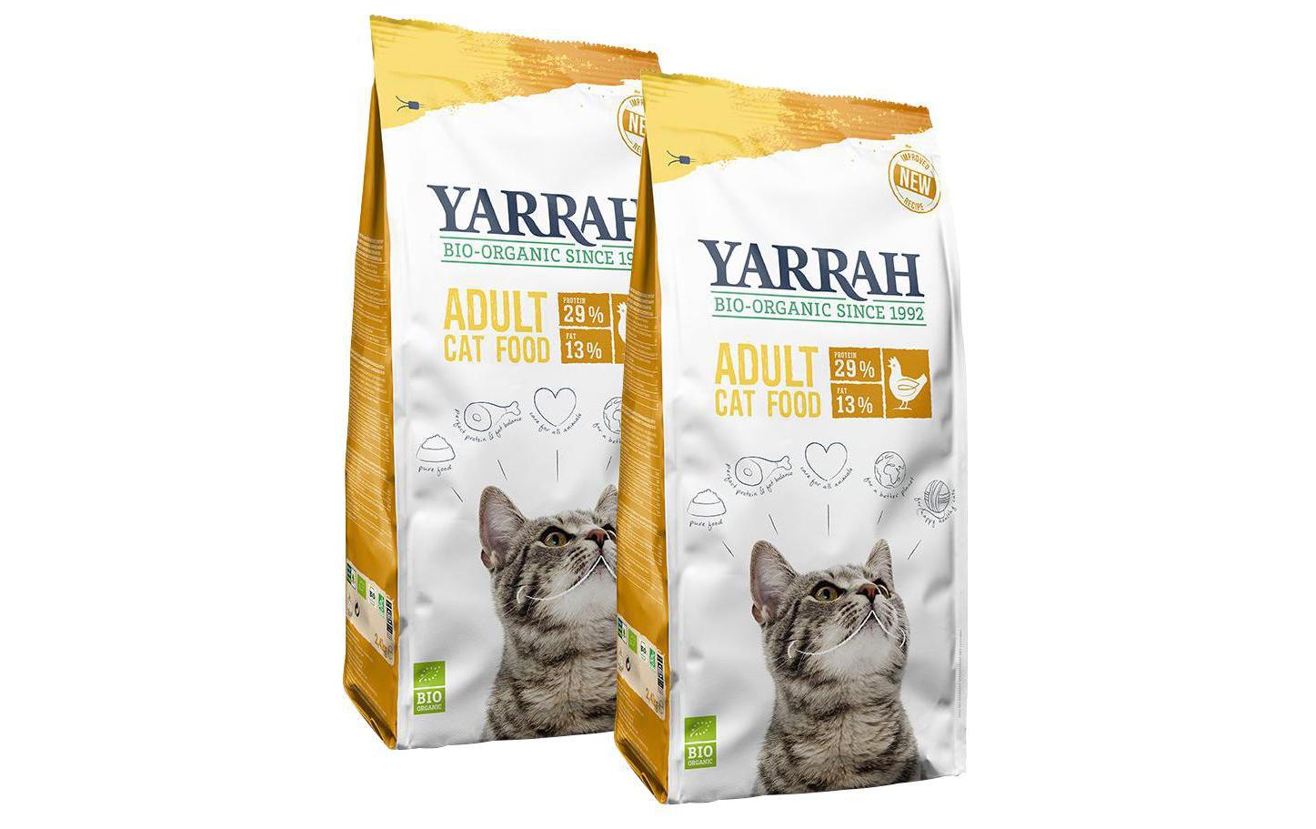 Yarrah Bio-Trockenfutter Adult Huhn 2 x 2.4 kg