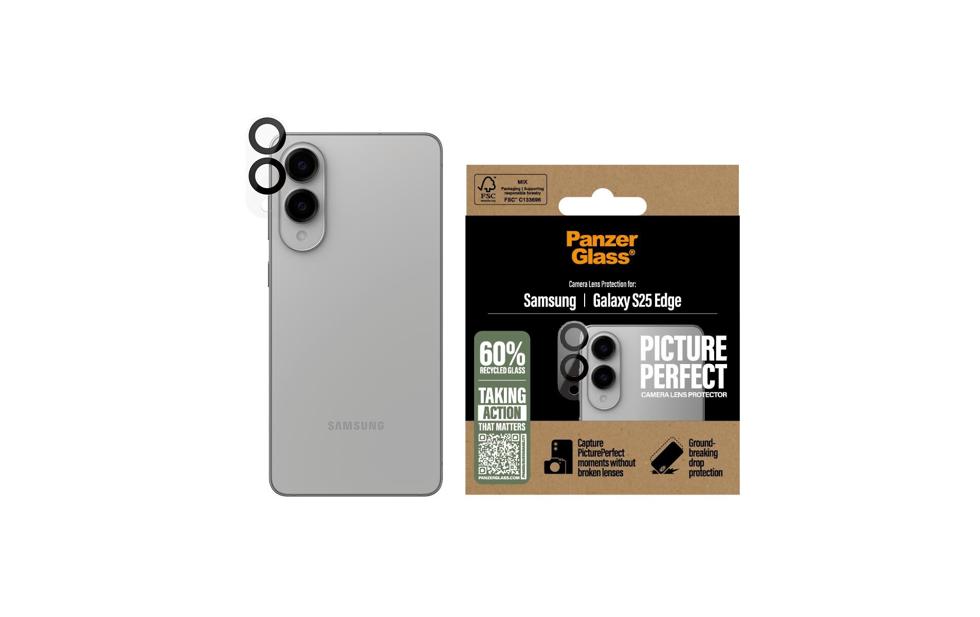 Panzerglass Lens Protector Rings Picture Perfect Schwarz