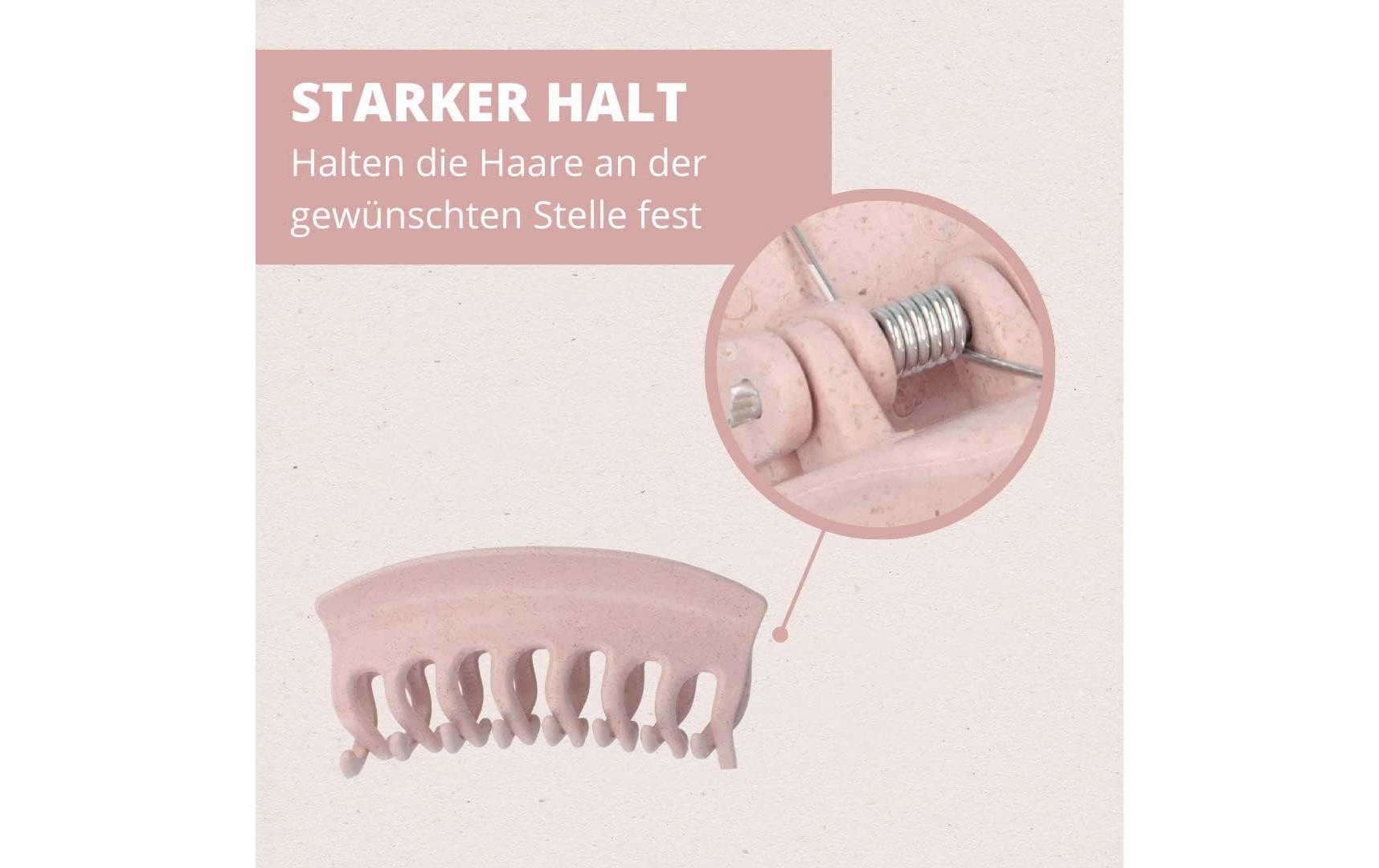 Parsa Beauty Haarklemme Nature Love gross Rosa 1 Stück