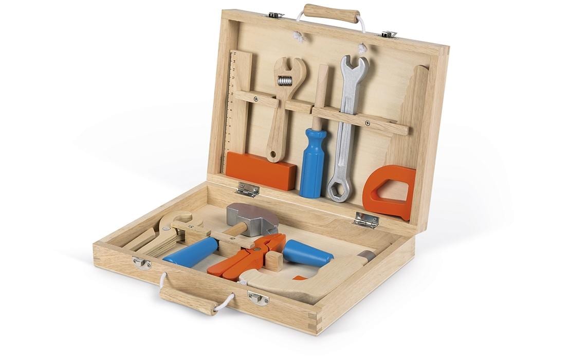 Janod Handwerker Brico'Kids Werkzeugkoffer Holz Janod Handwerker Brico'Kids Werkzeugkoffer Holz