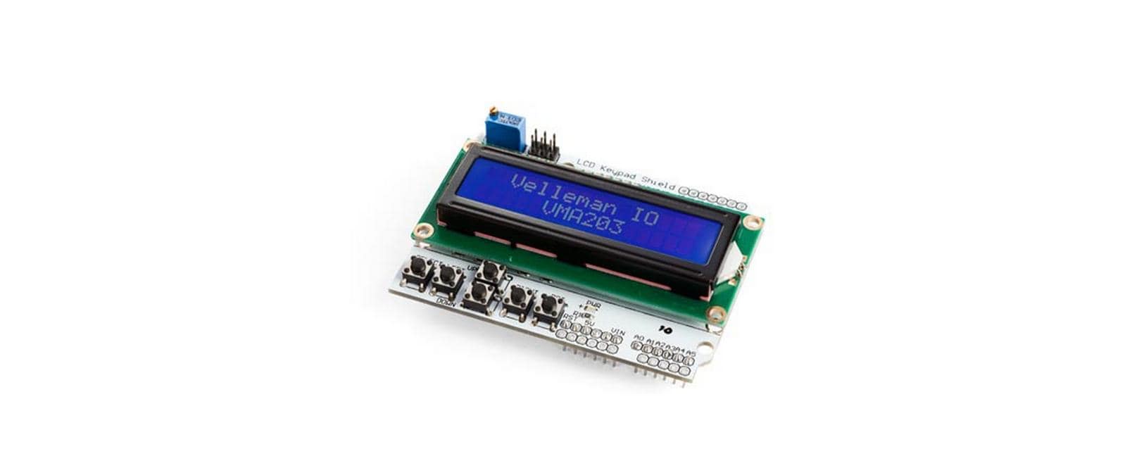 Whadda Display LCD1602 & Keypad Shield für Arduino