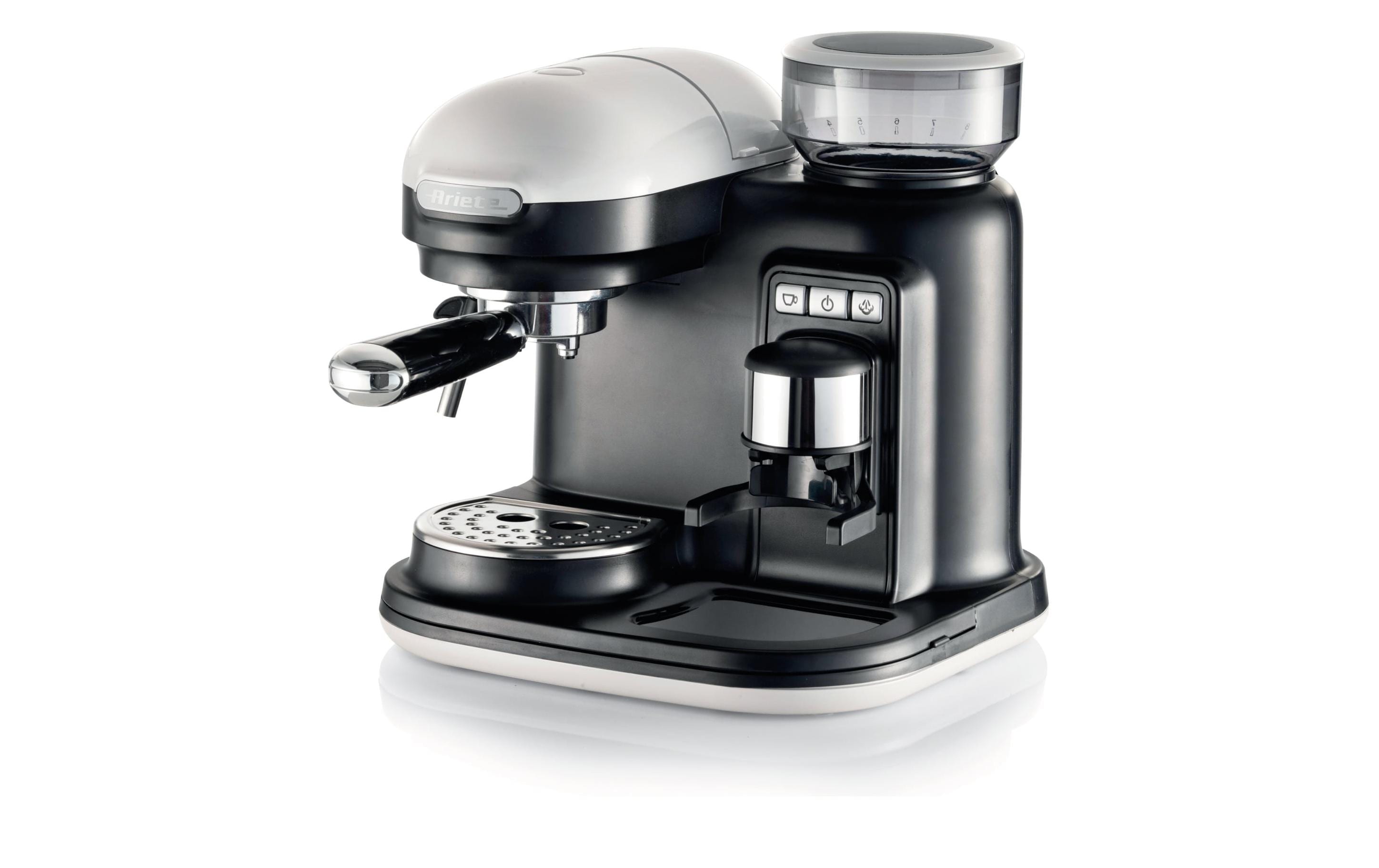 Ariete Portionskaffeemaschine MODERNA Schwarz/Weiss