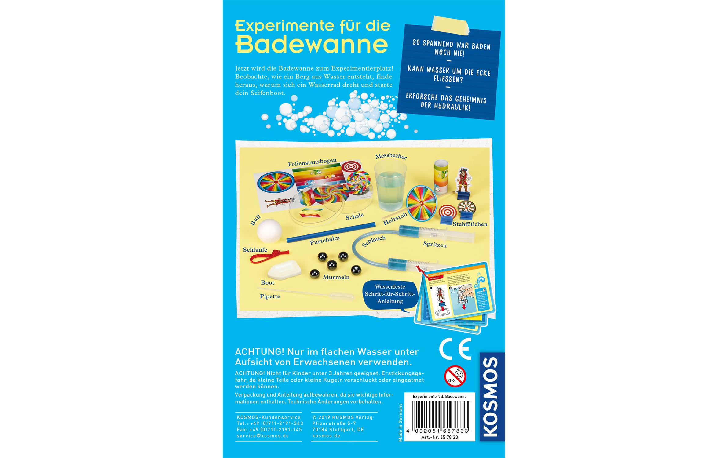 Kosmos Experimentierkasten Experimente für die Badewanne
