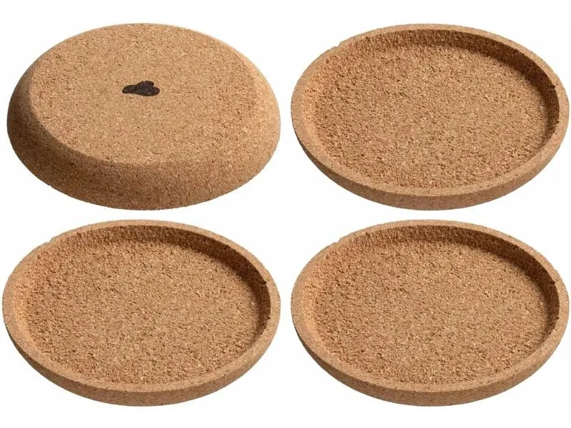 Leonardo Glasuntersetzer Gocce, Beige, 4 Stück Leonardo Glasuntersetzer Gocce, Beige, 4 Stück