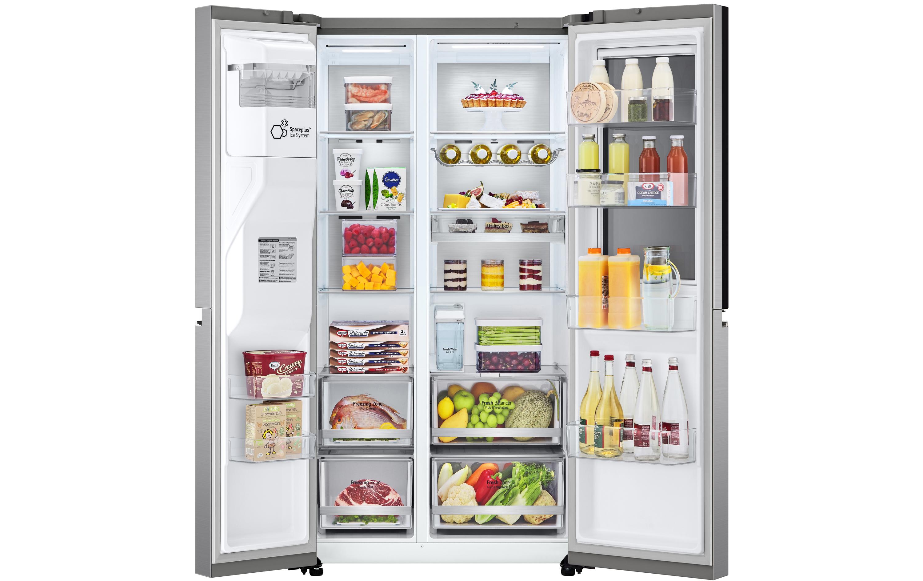 LG Foodcenter GSXV91PZAE Silber LG Foodcenter GSXV91PZAE Silber