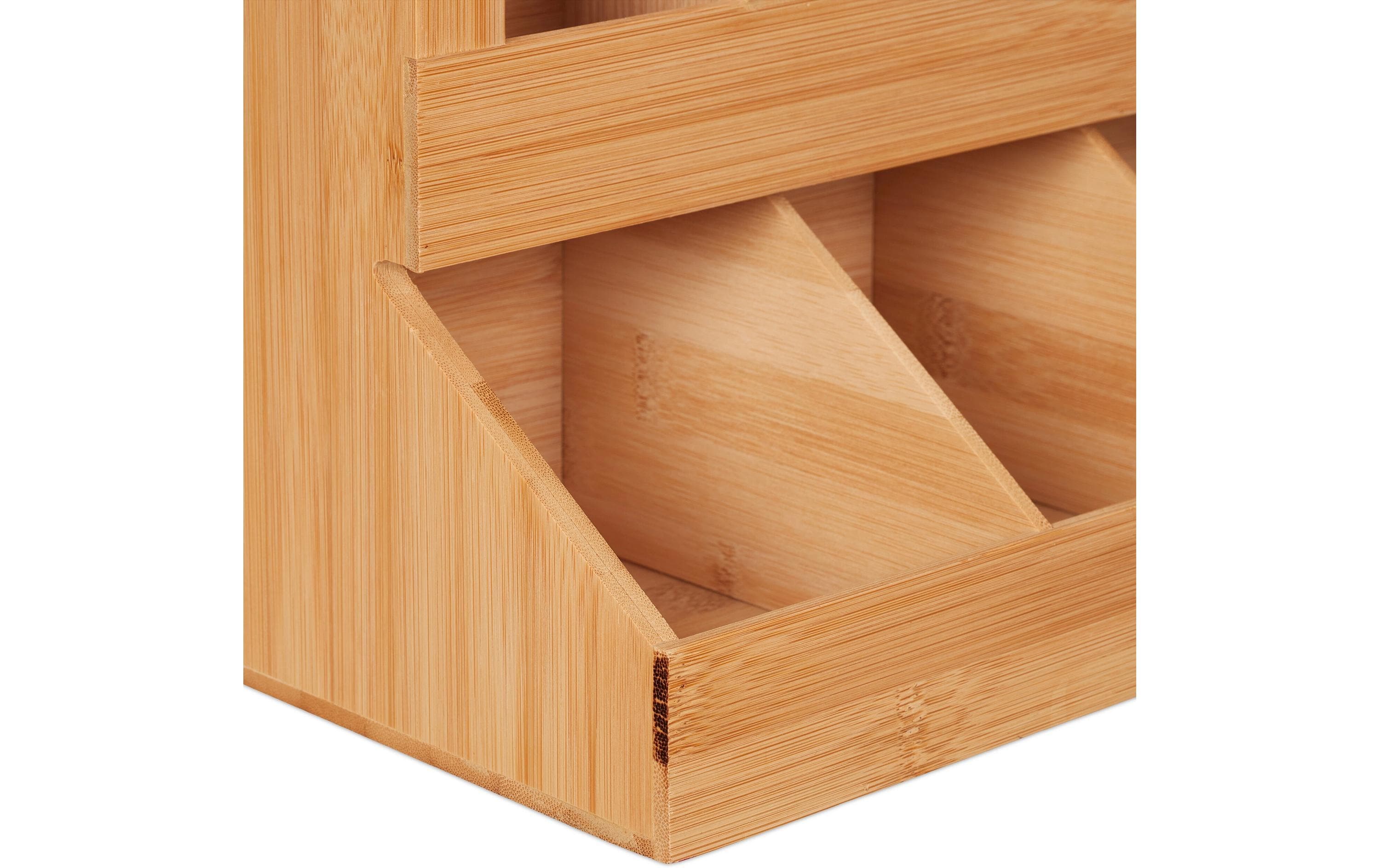 relaxdays Kaffee-Organizer mit 6 Fächern