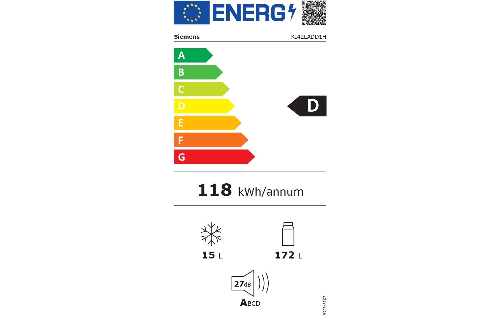 Siemens Einbaukühlschrank KI42lADD1H Rechts/Wechselbar