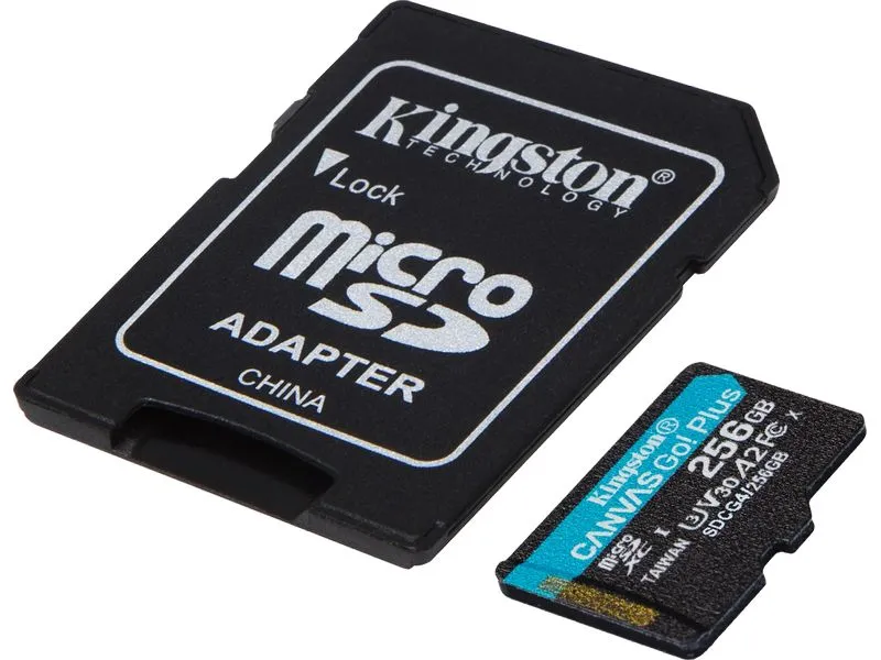 Kingston microSDXC-Karte Canvas Go! Plus 256 GB