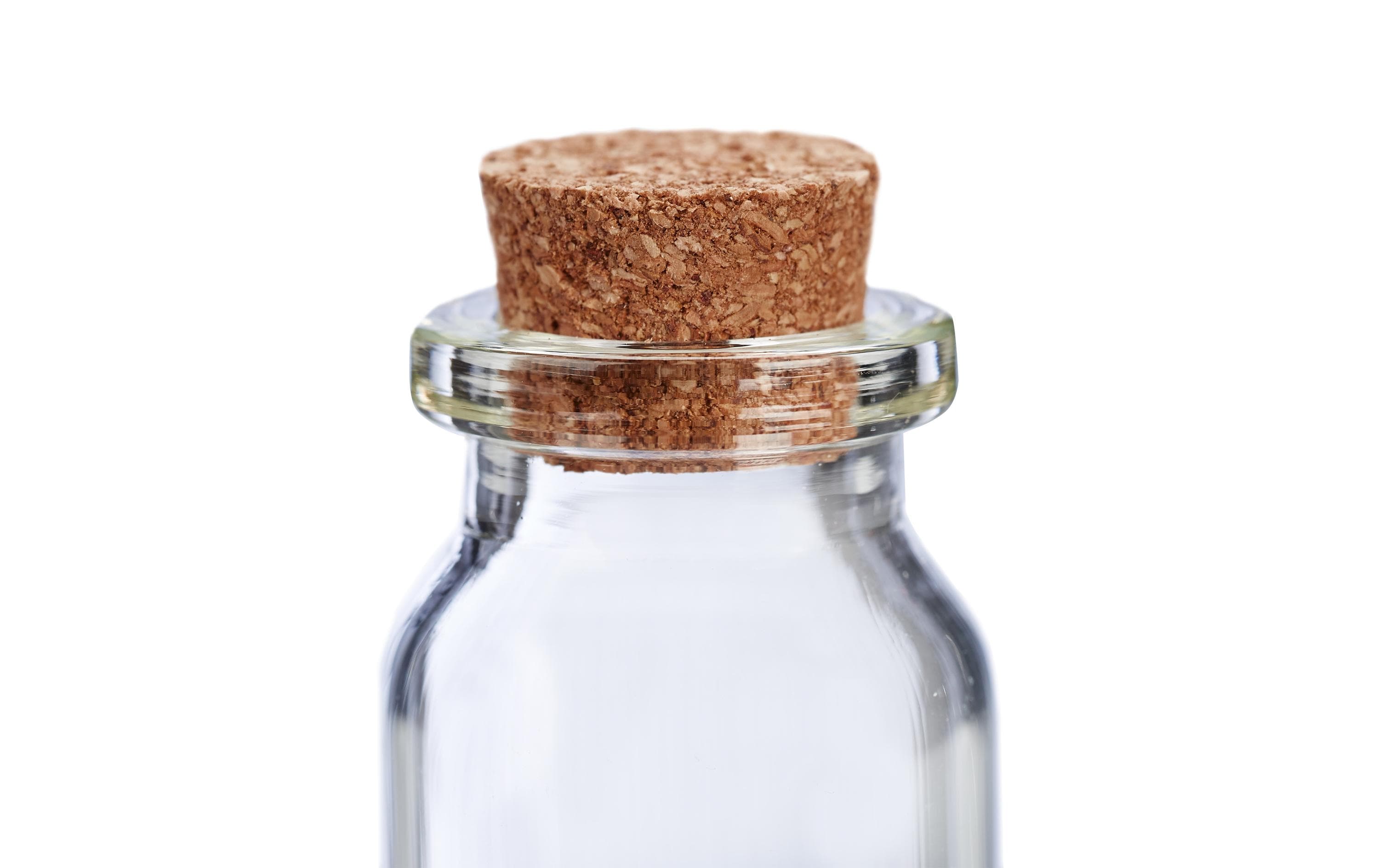 relaxdays Einmachflasche 10 ml, 60 Stück