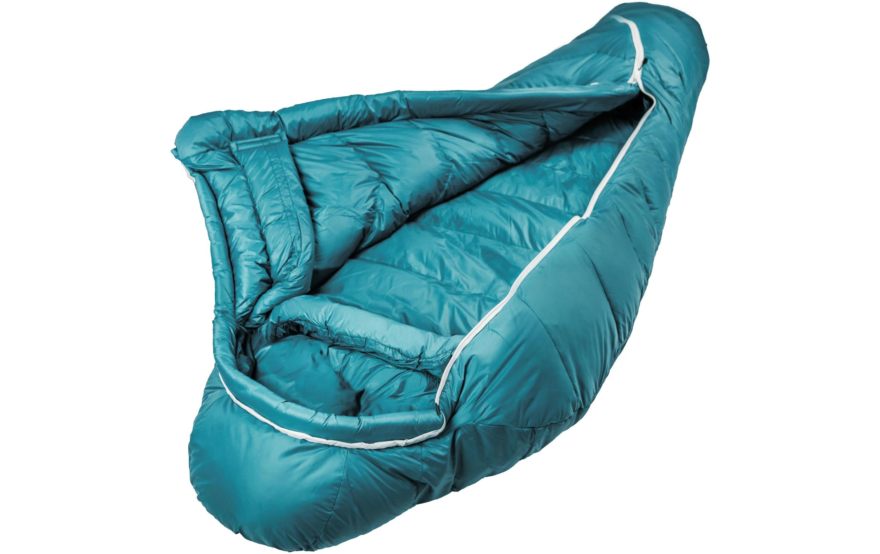 Grüezi Bag Schlafsack Biopod DownWool Subzero 175 Nylon, Autumn Blue