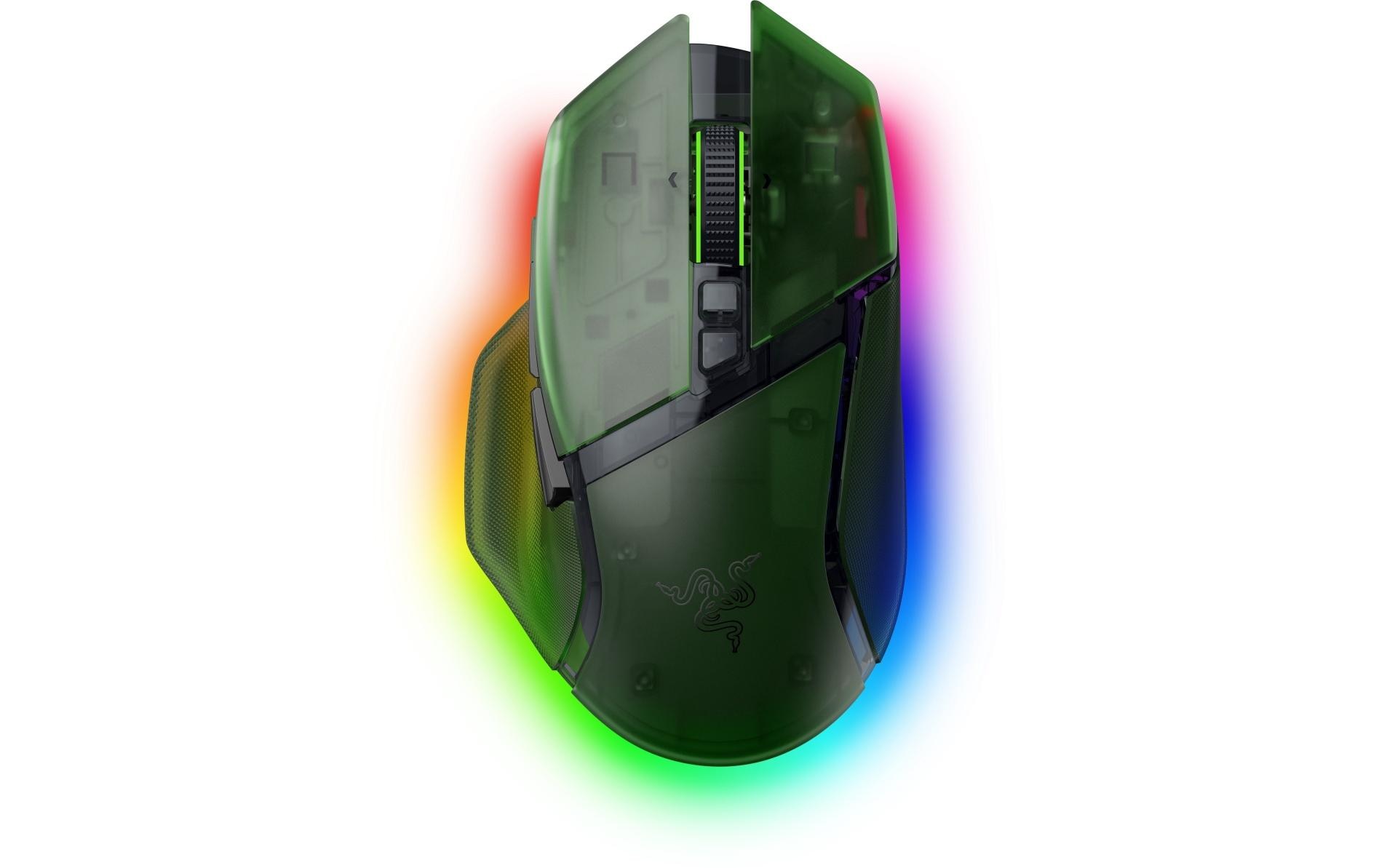 Razer Gaming-Maus Basilisk V3 Pro 35K – Phantom Green Edition Razer Gaming-Maus Basilisk V3 Pro 35K – Phantom Green Edition